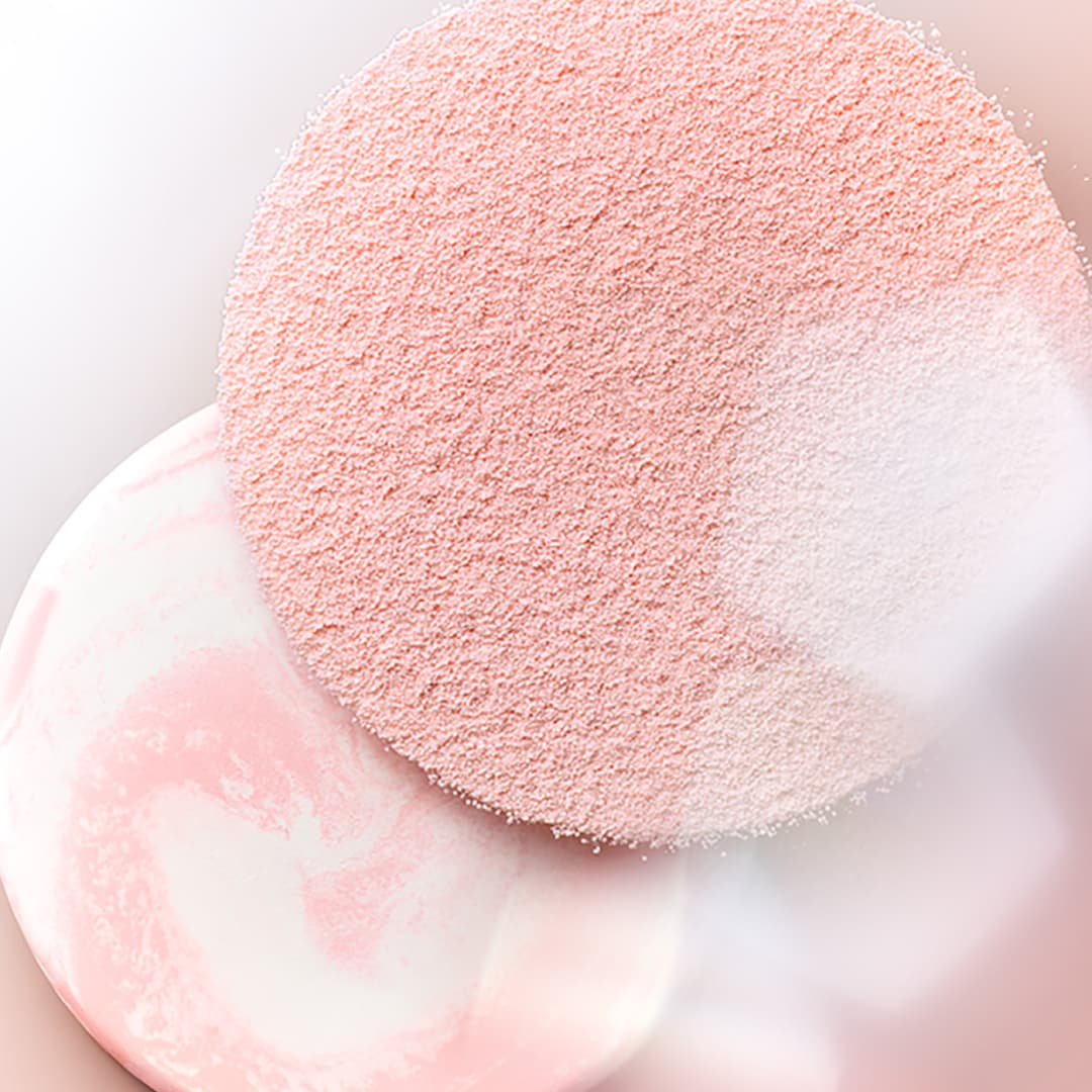 大理石粉嫩蜜粉餅